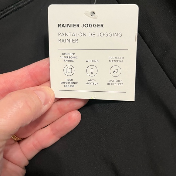 Rainier Jogger Black Athletic Pants - Picture 4 of 5